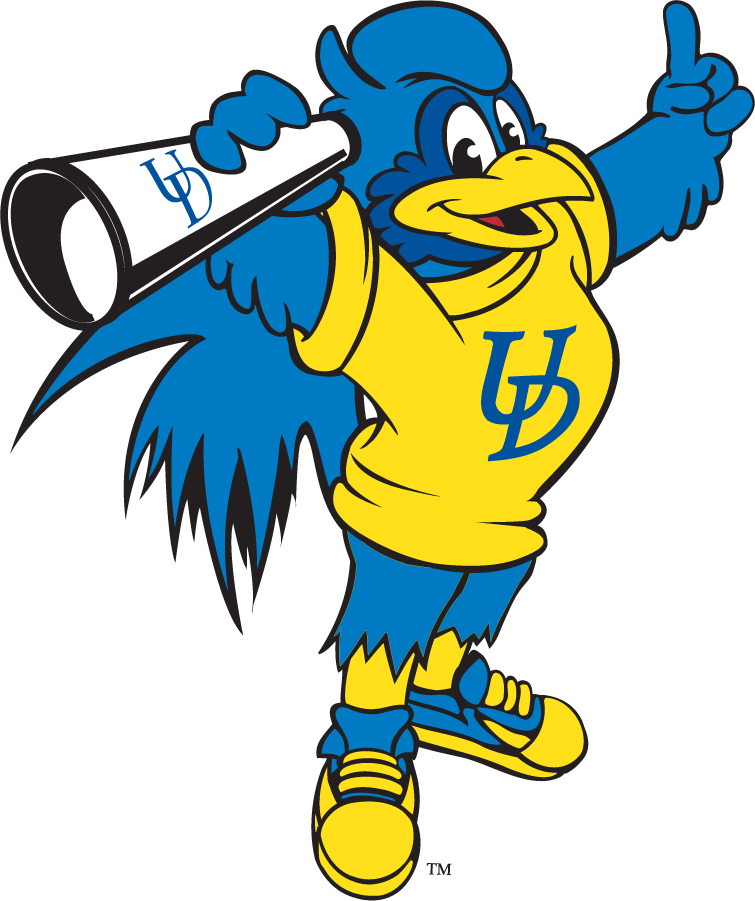 Delaware Blue Hens 1999-2009 Mascot Logo v8 diy iron on heat transfer